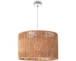 Paco HomeHanglamp Eettafel Papier Boho Hanglamp Eetkamer Lamp E27 Rotan