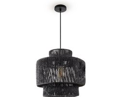Paco HomeHanglamp Eettafel Papier Boho Hanglamp Eetkamer Lamp E27 Rotan