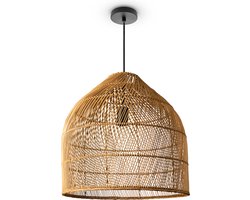 Paco HomeHanglamp Woonkamer Boho Mand Lamp Pendellamp Rotan Pendelarmatuur