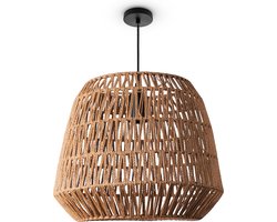 Paco HomeHanglamp Woonkamer Boho Mand Lamp Pendellamp Rotan Pendelarmatuur