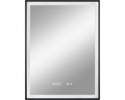 Paco HomeLED Spiegel Bad Badkamer Touchschakelaar Geheugenfunctie Elegant Modern Cosmetica