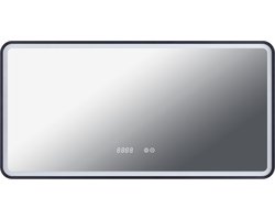 Paco HomeLED Spiegel Bad Badkamer Touchschakelaar Geheugenfunctie Elegant Modern Cosmetica