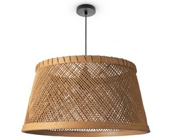 Paco HomePlafondlamp Bamboe Hanglamp Boho Woonkamer Korf Lamp Hangend Vintage E27