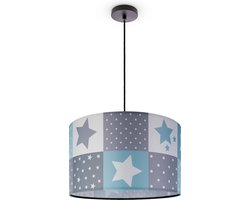 Paco HomePlafondlamp Kinderen Pendellamp Kinderkamer Stoffen Kap Rond Bont Baby E27