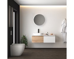 Paco HomeSpiegel Make-up-spiegel met verlichting Badkamer Indirecte Verlichting