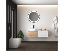 Paco HomeSpiegel Make-up-spiegel met verlichting Badkamer Indirecte Verlichting