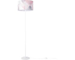 Paco HomeStaande Lamp Woonkamer Modern E27 Leeslamp Staande Lamp Statief Retro Lampenkap