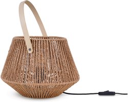 Paco HomeTafellamp Bureaulamp Bedlamp Leeslamp Lampenkap Boho E27