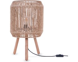 Paco HomeTafellamp Bureaulamp Bedlamp Leeslamp Lampenkap Boho E27