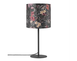 Paco HomeTafellamp Bureaulamp Wandlamp Stof Nachtkastje E14 Bloemen Jungle Deco