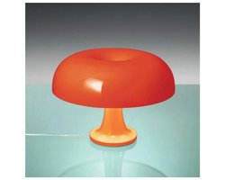 Paddenstoel tafellamp - moderne, eenvoudige Scandinavische stijl - leeslamp voor naast het bed in de slaapkamer - oranje - stekkertype