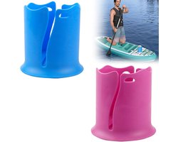 Paddle Board/SUP Bekerhouder Waterfleshouder Roze - Boot, Kajak, Surfplank, Camper, Bureau, Zwembad, SUP