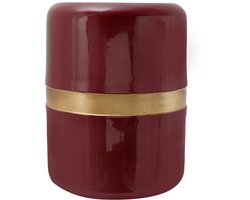 Padiro ronde bijzettafel - Ø 36 x 47 cm - Paars - Modern Art deco Glamour - IJzer - handgemaakt