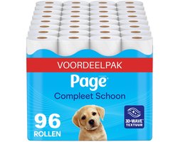 Page toiletpapier - Compleet Schoon wc papier - voordeelverpakking -  96 rollen