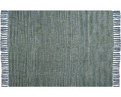 PAIRE - Plaid - Blauwgroen - 130 x 170 cm - Acryl