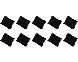 Pak van 30 stoelpootbeschermers (30 mm x 15 mm) Rechthoekige PVC meubelpootdoppen Vloerbeschermers voor banken, tafels en stoelen in zwart