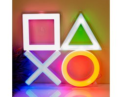 Paladone PlayStation Icons Neon Stijl Muurlamp 24 x 24