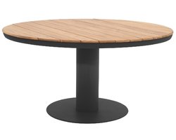 Palazzo dining tafel Ø160xH75 cm teak aluminium antraciet