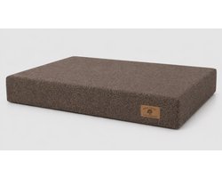 Paletkussen 120x80x15 cm Bruin – Premium Zitkussen voor Palletbank met Waterafstotende UV-bestendige Linnenlook Hoes