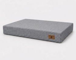 Palettenkussen 120x80x15 cm Grijs – Premium Zitkussen voor Palletbank met Afneembare Hoes, Waterafstotende UV-bestendige Stof, Linnenlook voor Tuin, Balkon en Terras
