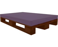 Pallet Kussen - Bank Kussen - Tuinmeubelen Gebruiken - UV Gestabiliseerd Schuim - 120x80x8 cm - Paars