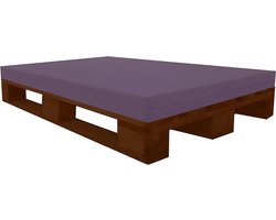 Pallet Kussen - Bank Kussen - Zitcomfort Vergroten - UV-Gestabiliseerd Schuim - 120x80x8 cm - Paars