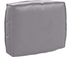 Pallet Kussen Set 2 st | Tuinkussen Grijs 50 x 50 x 12 cm Oxford stof