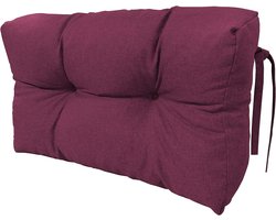 Pallet Kussen Set - Zitkussen Rugkussen - Terras Ontspannen - Op Maat Gemaakt - 60 x 40 cm - Paars