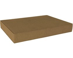 Pallet Kussen Set - Zitkussen Rugleuning - Tuinmeubelen Comfort - OEKO-TEX Gecertificeerd - 120x60x15cm - Bruin