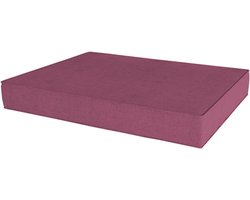 Pallet Kussen - Zitkussen Rugleuning - Buiten Ontspannen - Waterdicht Wasbaar - 120x80x15cm - Paars