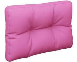 Pallet Kussens - Bankkussen Stoelkussen - Buiten Zitten - Duurzaam Polyester - 60x40x12 cm - Roze