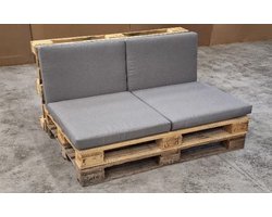Pallet kussens set van zit en rug