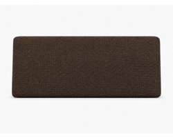 Palletkussen Rugkussen 120x40 cm Bruin Linnenlook - Paletkussen voor Palletbank - UV Waterafstotend - Afneembare Hoes