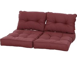 Palletkussen set - Zitkussens - Tuinmeubels maken - UV- en weerbestendig - 60x80 cm - Oudroze