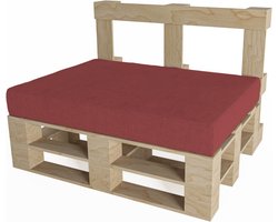 Palletkussen Wasbaar Tuinkussen voor EU-Pallets Afneembare Kussenhoes met Rits en Diverse Kleuren en Maten