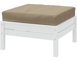 Palletkussen - Zitkussen Tuin - Comfortabel Zitten - UV-bestendig Polyester - 60 x 60 x 9.5 cm - Taupe Melange