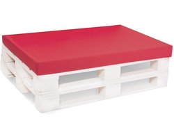 Palletkussens - Bankkussen Vloerkussen - Comfort Vergroten - Groot formaat - 120 x 80 cm - Rood