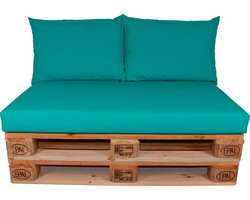 Palletkussens set plof Smaragd 120x80x10 cm