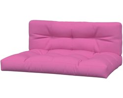 Palletkussens Set - Zitkussens Pallet - Buiten Meubels - Waterdicht Polyester - 120 x 80 cm - Roze
