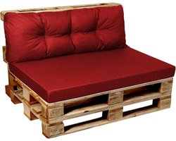 Palletkussens voor Tuinmeubelen - Set Zit- en Rugkussens