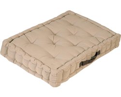 Palletkussens voor vloer of rugleuning 60 x 40 cm met contrasterend handvat - Comfortabel en stijlvol