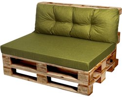 Palletkussens,Kussens op pallets,Set of Zitkussen of Rugkussen, Tuinkussens gewatteerd + plat