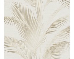 PALMBLADEREN BEHANG | Botanisch - Crème Beige Bruin - Living Walls Michalsky 5
