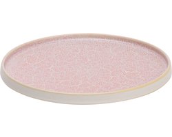 Palmer - Coco - Bord - ø 26 cm - Roze - Porselein - Dinerbord