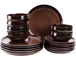 Palmer Serviesset Bama Copper 6-persoons 18-dlg