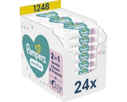 Pampers Sensitive Billendoekjes - 0% plastic - 1248 Babydoekjes