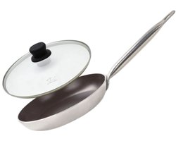 Pan 32 cm keramiek zonder PFAS en deksel Elo