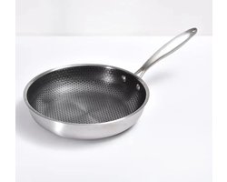 Pan Hapjespan Babij Cooking- Honinggraat anti-aanbaklaag - Hexagon - Honeycomb 24 cm