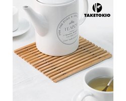 Pan onderzetter bamboe 18 cm