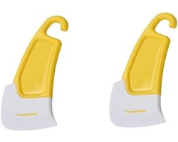 Pan Reiniging Schraper - 2 STKS Niet Stick Plastic Pot Schraper - Schotel Schrapen Spatel - Multi Functionele Voedsel Schrapers Keuken Schraper